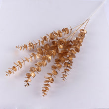Load image into Gallery viewer, Golden Artificial Maple Leaf Plants
