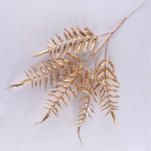 Load image into Gallery viewer, Golden Artificial Maple Leaf Plants
