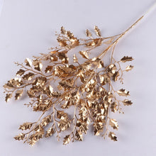 Load image into Gallery viewer, Golden Artificial Maple Leaf Plants
