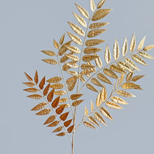 Load image into Gallery viewer, Golden Artificial Maple Leaf Plants
