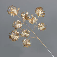 Load image into Gallery viewer, Golden Artificial Maple Leaf Plants
