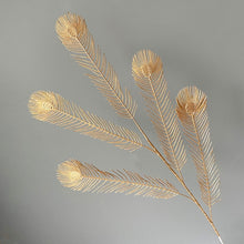 Load image into Gallery viewer, Golden Artificial Maple Leaf Plants
