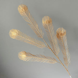 Golden Artificial Maple Leaf Plants