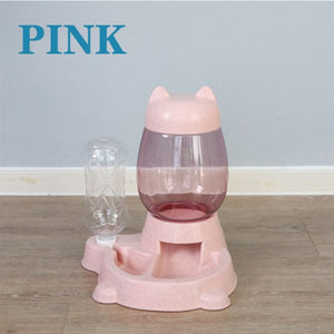 Pet Automatic Feeder With Water Dispenser